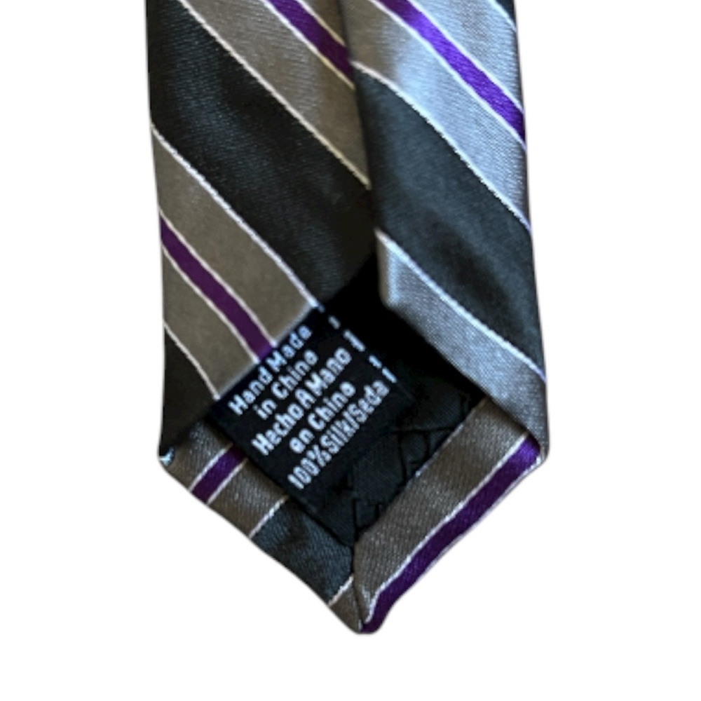 100% Silk Perry Ellis Tie - Picture 4 of 4